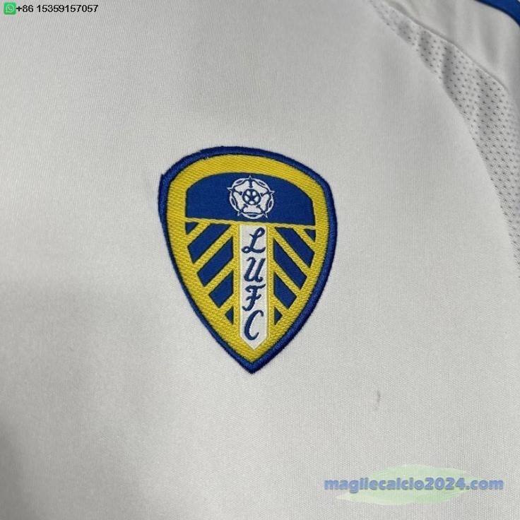 Thailandia Home Maglia Leeds United 2024 2025 Bianco Poco Prezzo