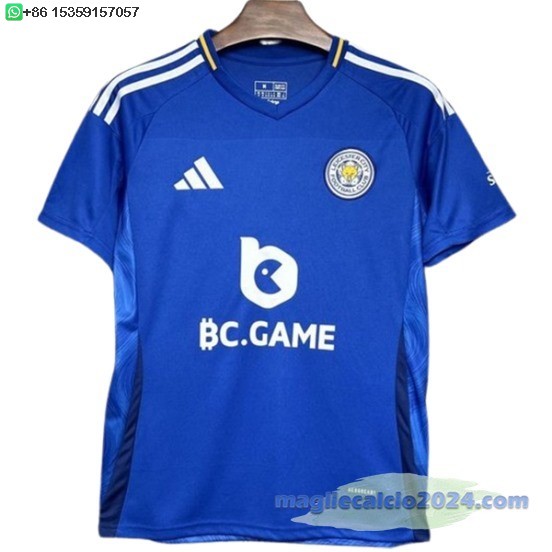 Thailandia Home Maglia Leicester City 2024 2025 Blu Poco Prezzo