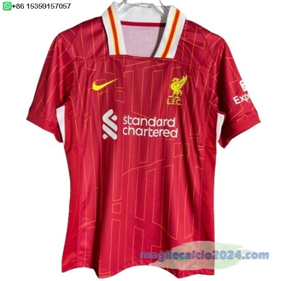 Thailandia Home Maglia Liverpool 2024 2025 Rosso Poco Prezzo
