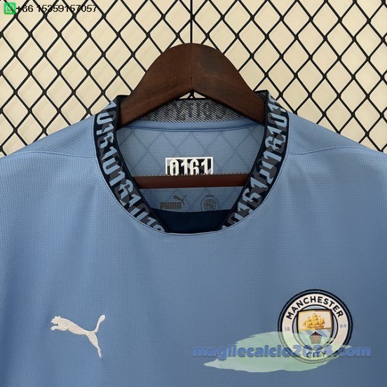 Thailandia Home Maglia Manchester City 2024 2025 Blu Poco Prezzo