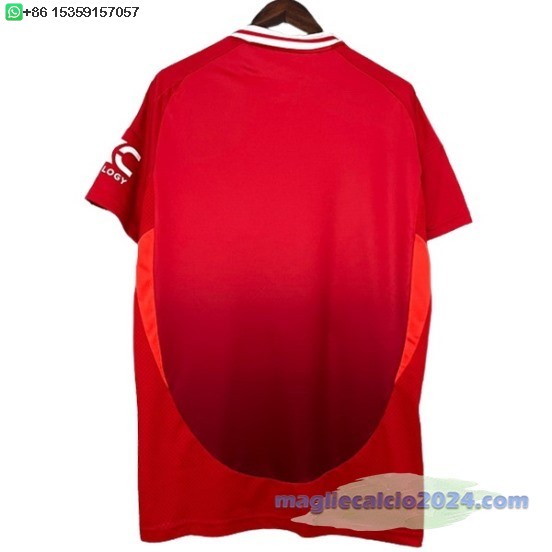 Thailandia Home Maglia Manchester United 2024 2025 Rosso Poco Prezzo