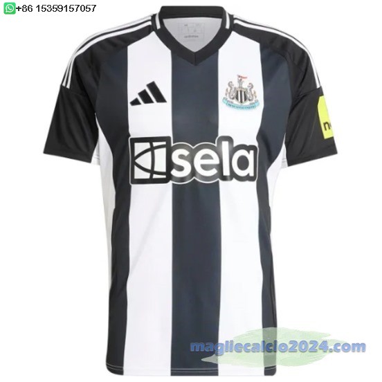 Thailandia Home Maglia Newcastle United 2024 2025 Nero Poco Prezzo
