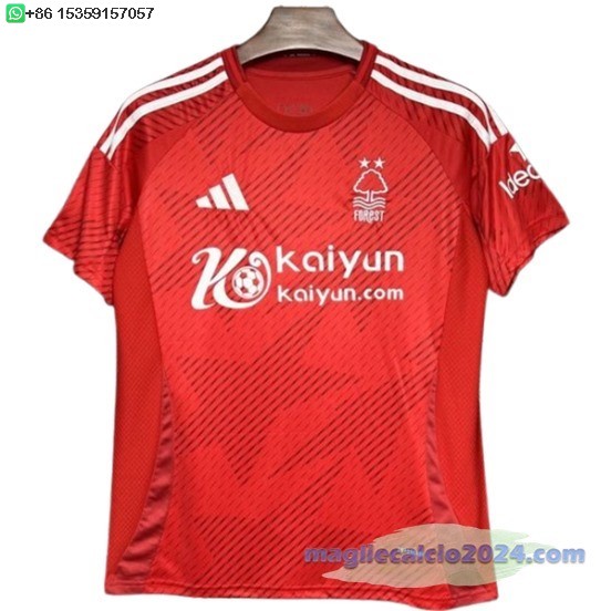 Thailandia Home Maglia Nottingham Forest 2024 2025 Rosso Poco Prezzo