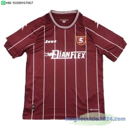 Thailandia Home Maglia Salernitana 2024 2025 Borgogna Poco Prezzo