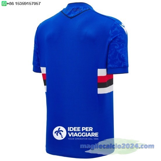 Thailandia Home Maglia Sampdoria 2024 2025 Blu Poco Prezzo