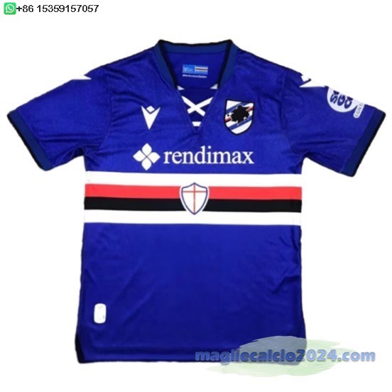 Thailandia Home Maglia Sampdoria 2024 2025 Blu Poco Prezzo