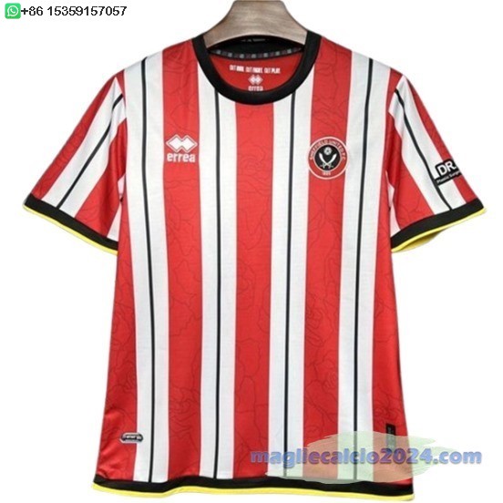 Thailandia Home Maglia Sheffield United 2024 2025 Rosso Poco Prezzo