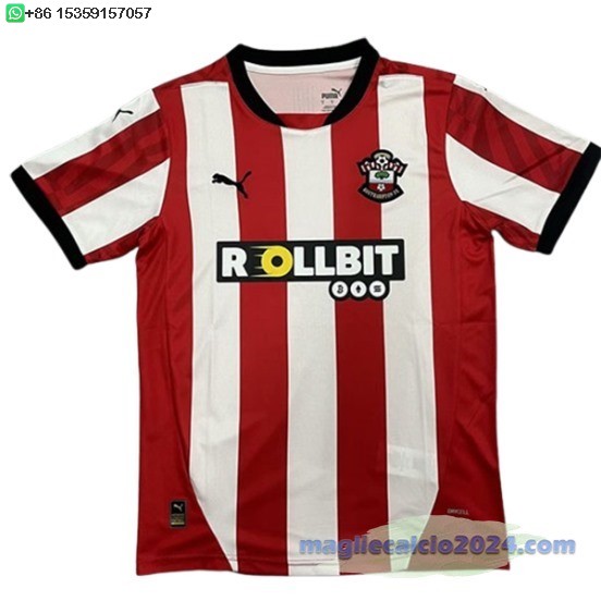 Thailandia Home Maglia Southampton 2024 2025 Rosso Poco Prezzo