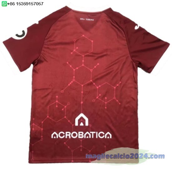 Thailandia Home Maglia Torino 2024 2025 Rosso Bianco Poco Prezzo