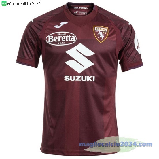 Thailandia Home Maglia Torino 2024 2025 Rosso Poco Prezzo