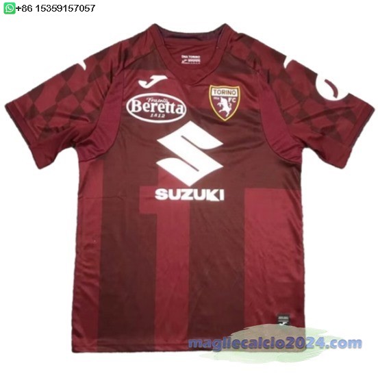 Thailandia Home Maglia Torino 2024 2025 Rosso Poco Prezzo