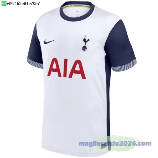 Thailandia Home Maglia Tottenham Hotspur 2024 2025 Bianco Poco Prezzo