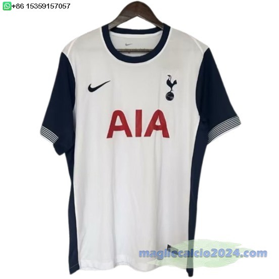 Thailandia Home Maglia Tottenham Hotspur 2024 2025 Bianco Poco Prezzo