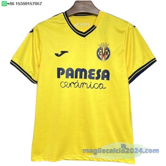 Thailandia Home Maglia Villarreal 2024 2025 Giallo Poco Prezzo