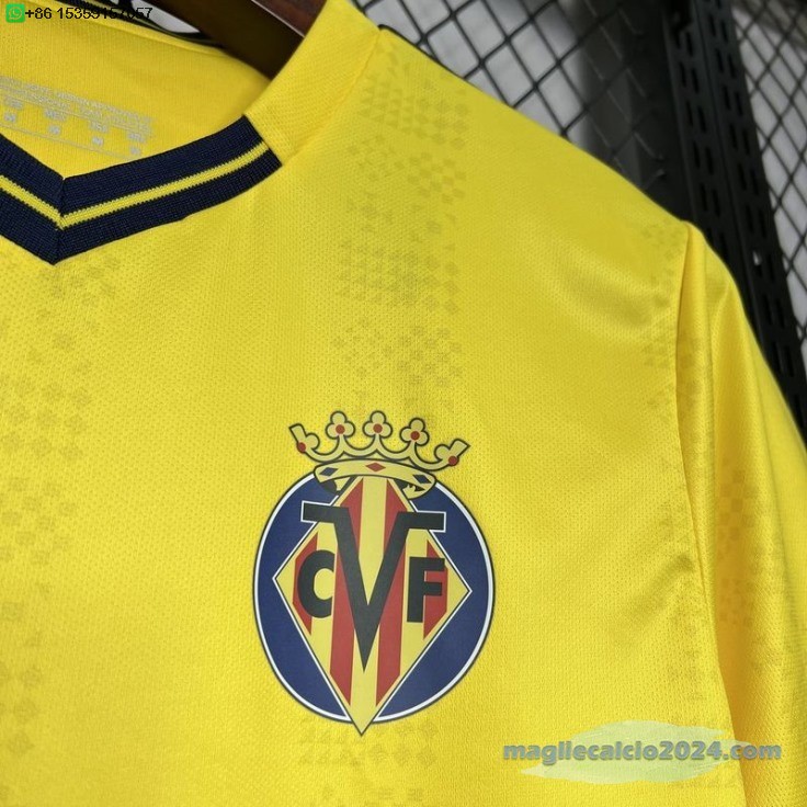 Thailandia Home Maglia Villarreal 2024 2025 Giallo Poco Prezzo