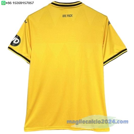 Thailandia Home Maglia Wolves 2024 2025 Giallo Poco Prezzo