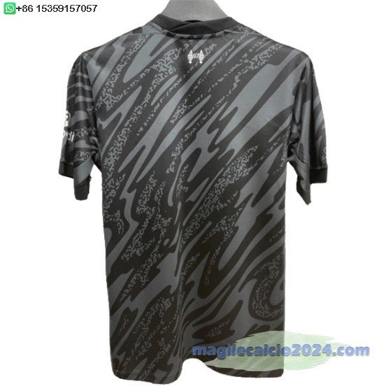 Thailandia Maglia Portiere Liverpool 2024 2025 Nero Poco Prezzo