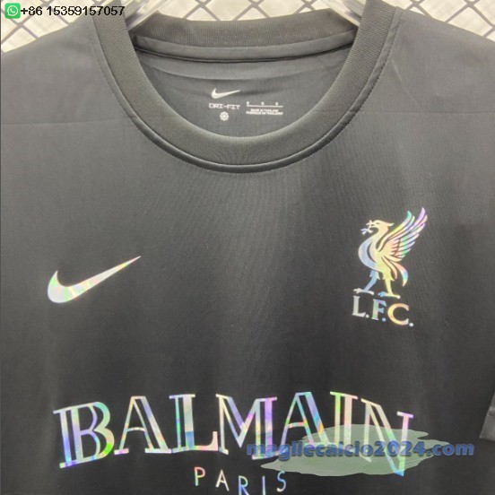 Thailandia Maglia speciale Liverpool 2024 2025 Nero Poco Prezzo