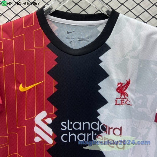 Thailandia Maglia speciale Liverpool 2024 2025 Rosso Nero Poco Prezzo