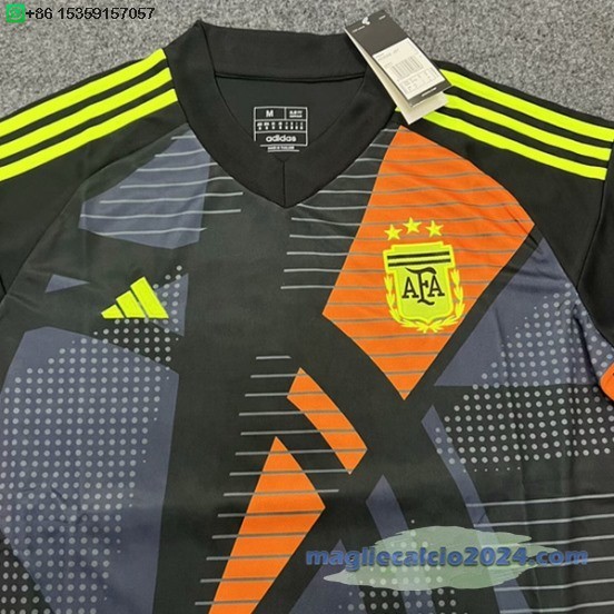 Thailandia Portiere Maglia Argentina 2024 Nero Poco Prezzo