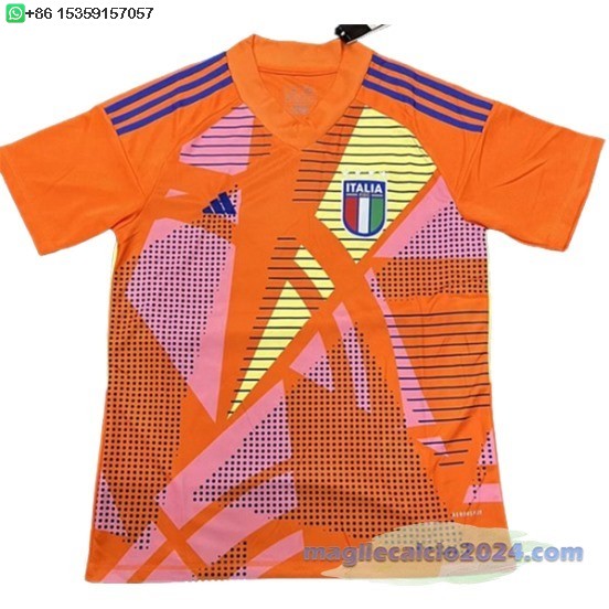 Thailandia Portiere Maglia Italia 2024 Arancione Poco Prezzo