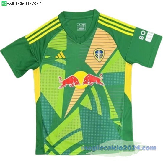 Thailandia Portiere Maglia Leeds United 2024 2025 Verde Poco Prezzo