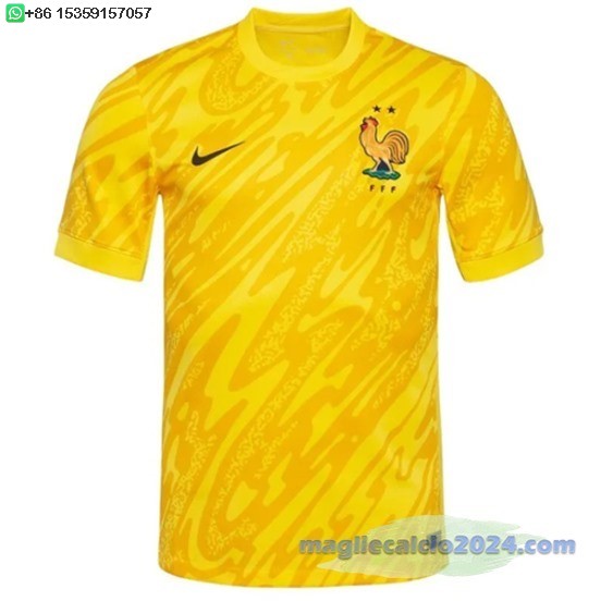 Thailandia Portiere Maglia Real Madrid 2024 2025 Giallo Poco Prezzo