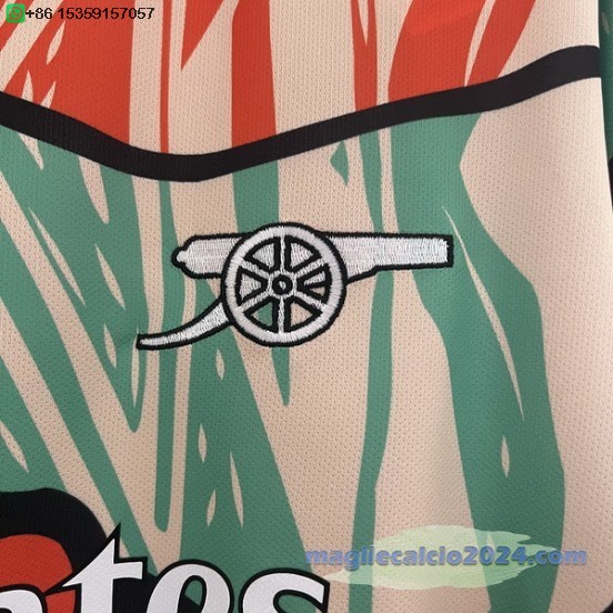 Thailandia Previo al partido Maglia Arsenal 2024 2025 Arancione Poco Prezzo