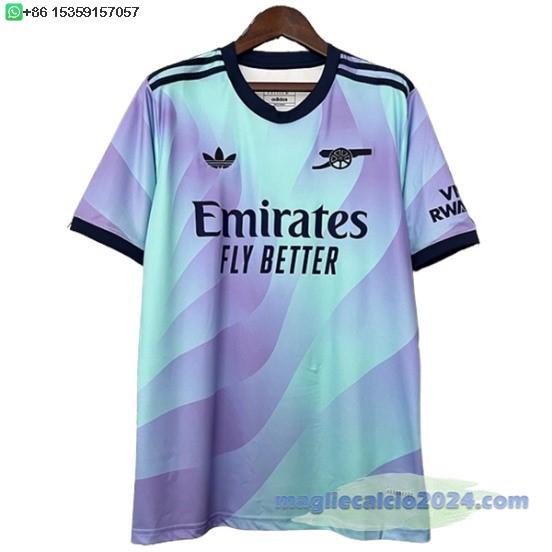 Thailandia Terza Maglia Arsenal 2024 2025 Purpureo Poco Prezzo