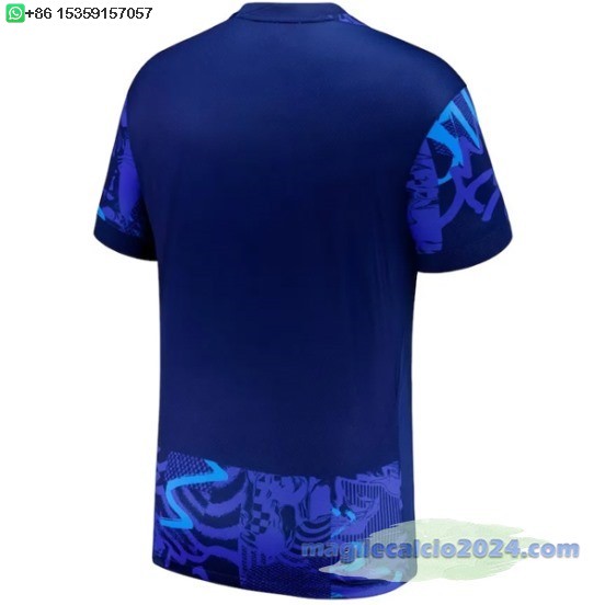 Thailandia Terza Maglia Atletico Madrid 2024 2025 Blu Poco Prezzo