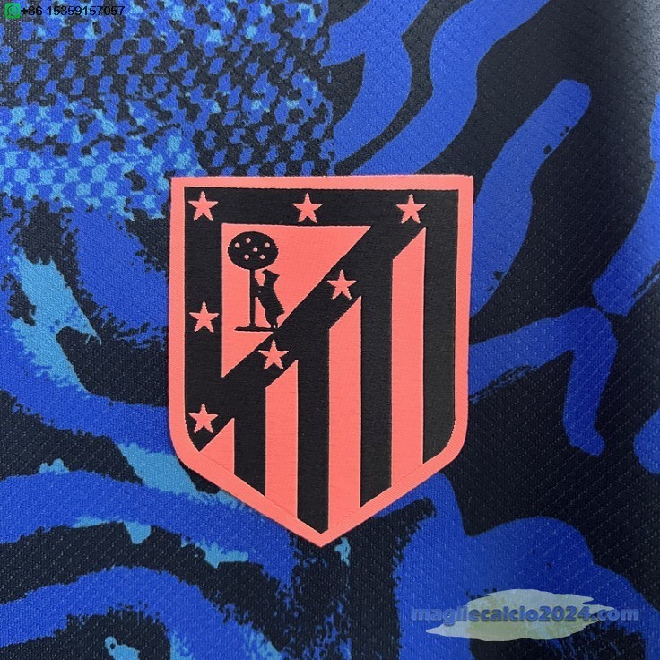 Thailandia Terza Maglia Atletico Madrid 2024 2025 Blu Poco Prezzo