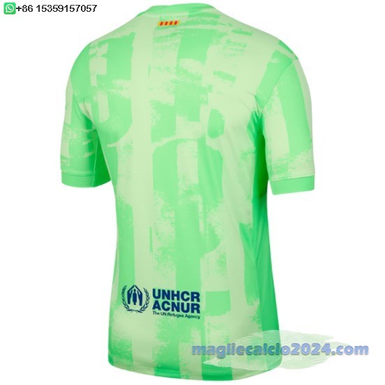 Thailandia Terza Maglia Barcelona 2024 2025 Verde Poco Prezzo