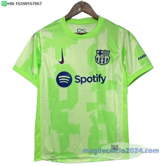 Thailandia Terza Maglia Barcelona 2024 2025 Verde Poco Prezzo