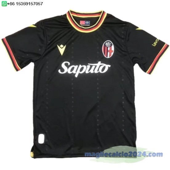 Thailandia Terza Maglia Bologna 2024 2025 Nero Poco Prezzo