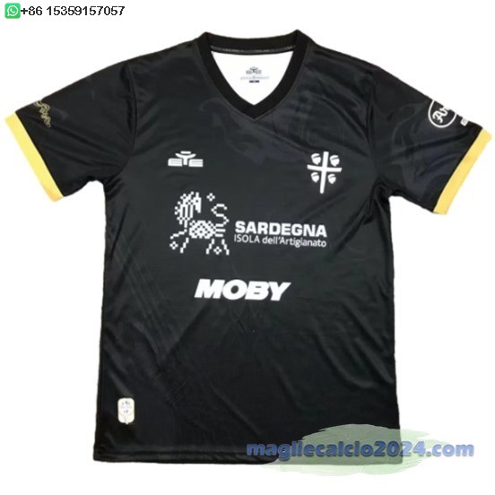 Thailandia Terza Maglia Cagliari 2024 2025 Nero Poco Prezzo