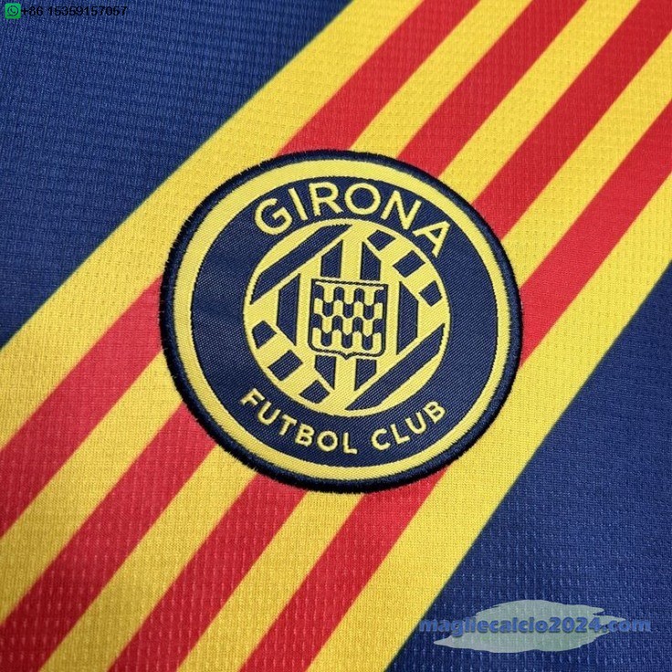 Thailandia Terza Maglia Girona 2024 2025 Blu Poco Prezzo