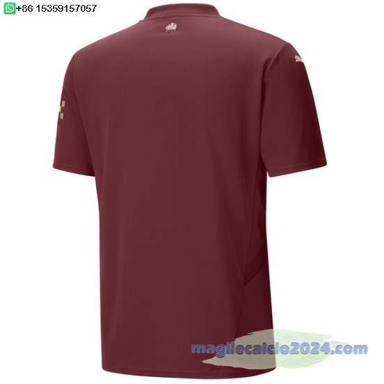 Thailandia Terza Maglia Manchester City 2024 2025 Rosso Poco Prezzo