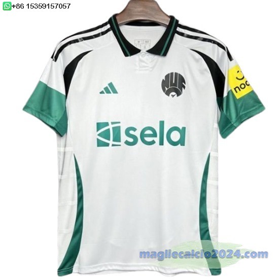 Thailandia Terza Maglia Newcastle United 2024 2025 Bianco Poco Prezzo