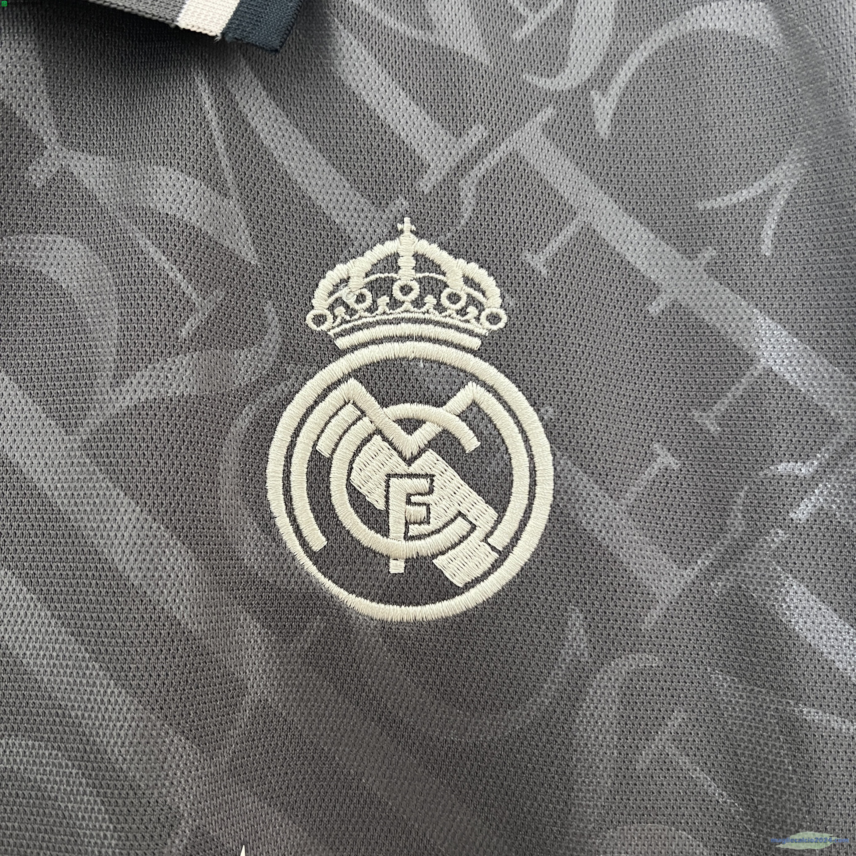 Thailandia Terza Maglia Real Madrid 2024 2025 Nero Poco Prezzo