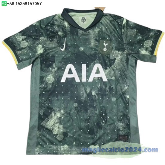 Thailandia Terza Maglia Tottenham Hotspur 2024 2025 Verde Poco Prezzo