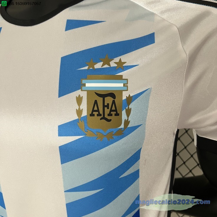 Thailandia speciale Giocatori Maglia Argentina 2024 Bianco Blu Poco Prezzo