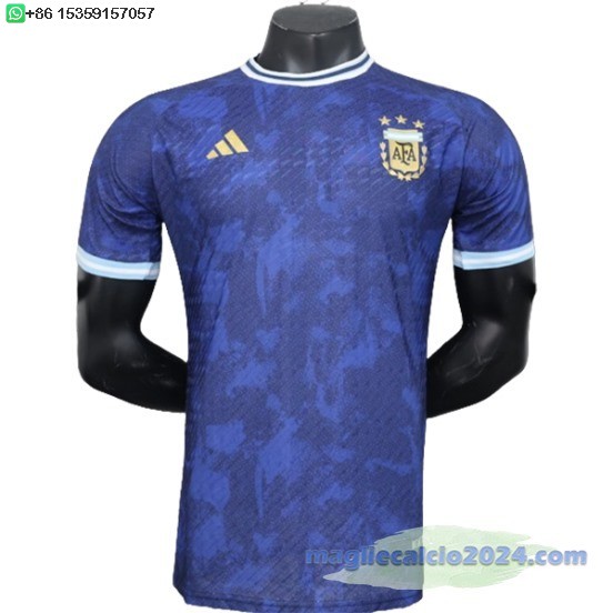 Thailandia speciale Giocatori Maglia Argentina 2024 Blu Poco Prezzo