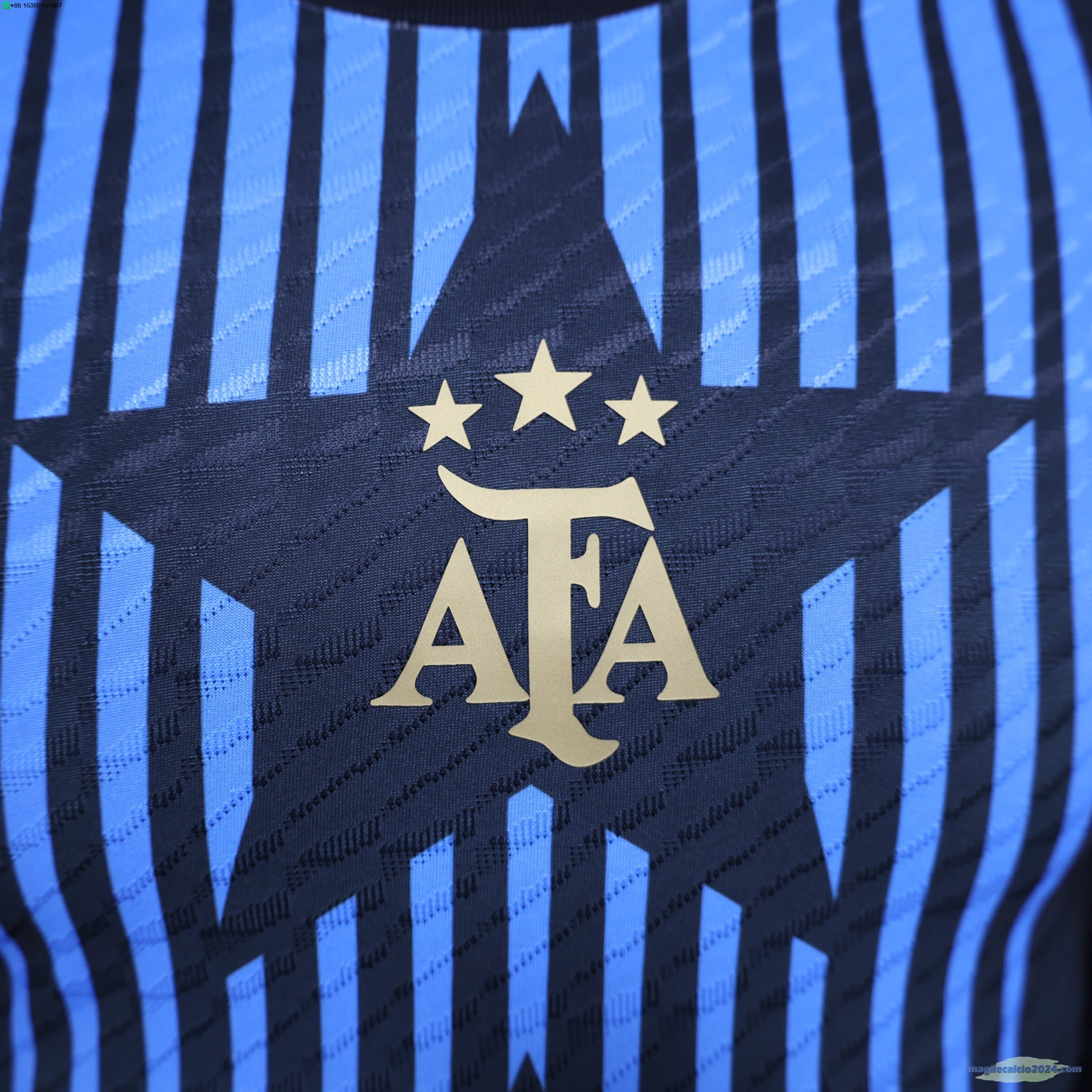 Thailandia speciale Giocatori Maglia Argentina 2024 Nero Blu Poco Prezzo