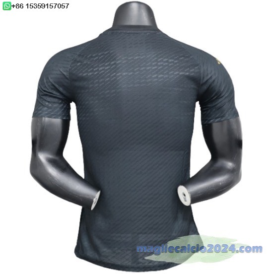 Thailandia speciale Giocatori Maglia Argentina 2024 Nero Blu Poco Prezzo