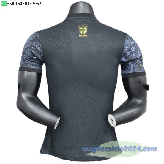 Thailandia speciale Giocatori Maglia Brasile 2024 Grigio Poco Prezzo