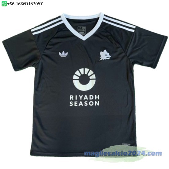 Thailandia speciale Maglia As Roma 2024 2025 Nero Poco Prezzo