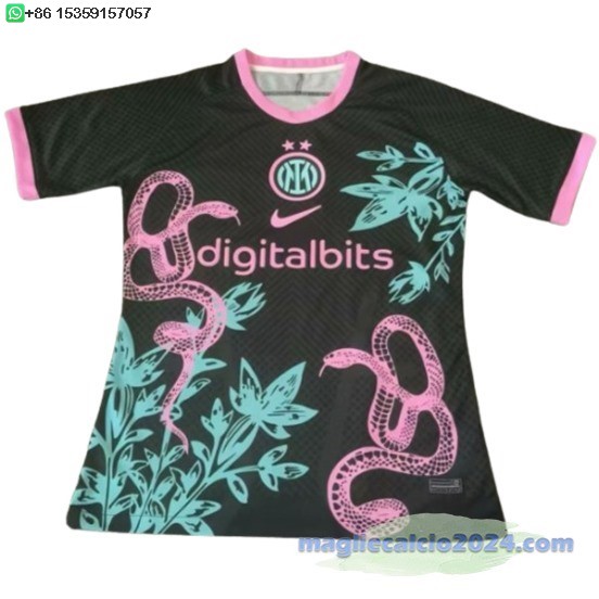 Thailandia speciale Maglia Inter Milán 2024 2025 Nero Poco Prezzo