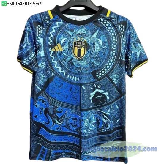 Thailandia speciale Maglia Italia 2024 Blu Poco Prezzo