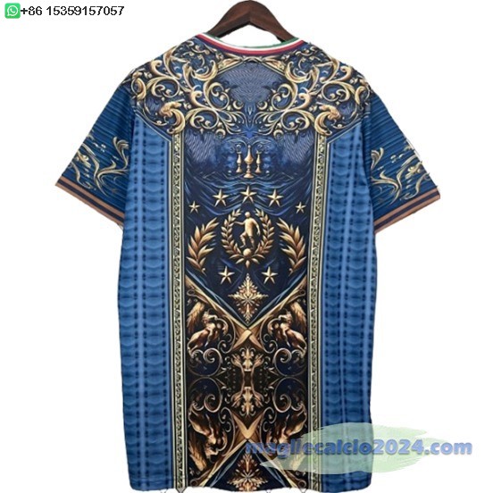 Thailandia speciale Maglia Italia 2024 Giallo Blu Poco Prezzo