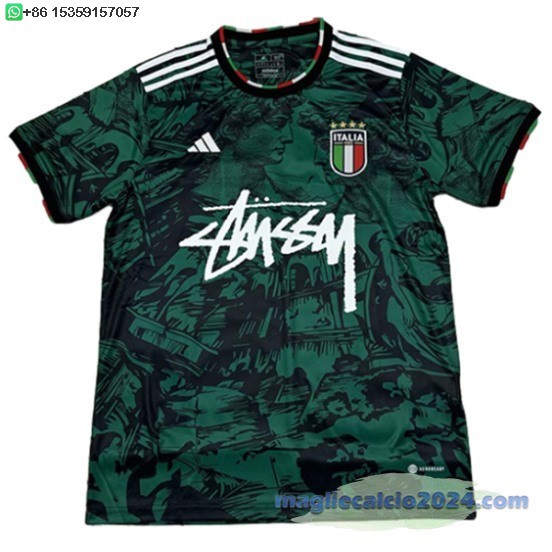 Thailandia speciale Maglia Italia 2024 Verde Bianco Poco Prezzo